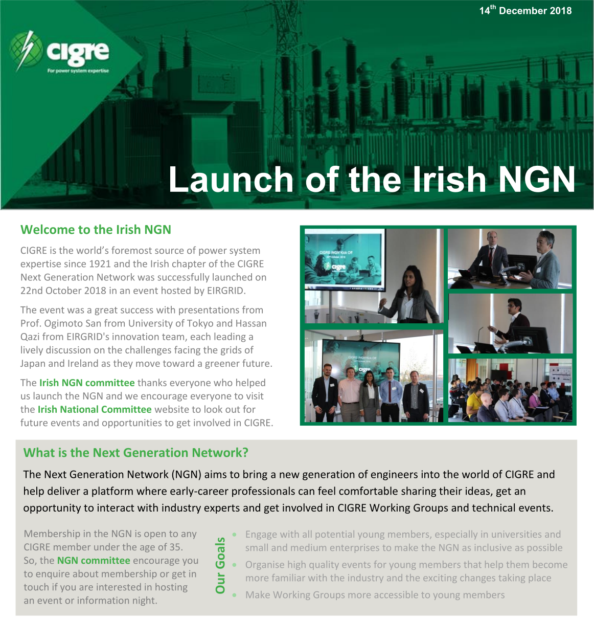 Irish NGN Kick Off Newsletter